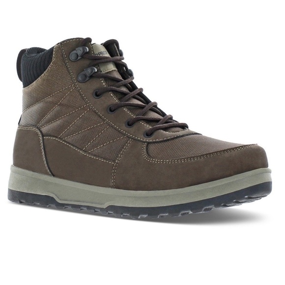 New Weatherproof Men's Durable Upper Stoll Cold Memory Foam Insole Boot Brown - Picture 3 of 6